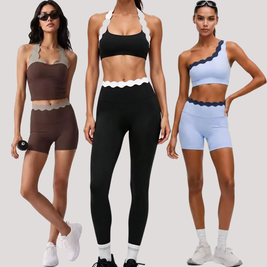 Lace Bralette Set - Conjunto de Yoga de 2 Piezas